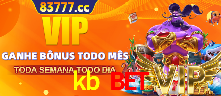 Banner promocional do kb bet oferecendo 100% de recompensas adicionais contínuas para quem fizer o login diário (Daily sign-in), com um mascote de coelho.