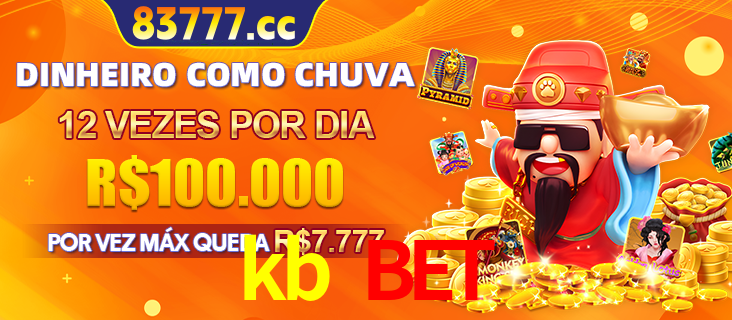 Banner do programa de recompensas Recomende para amigos do kb bet, detalhando os bônus por convidar amigos, com prêmios que chegam a R$288.888.