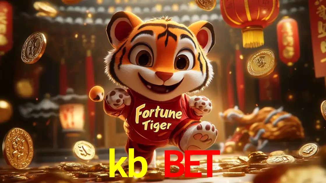 O alegre personagem do Fortune Tiger correndo sobre um caminho de moedas de ouro, simbolizando os grandes prêmios e a diversão do popular jogo de slot do kb bet.