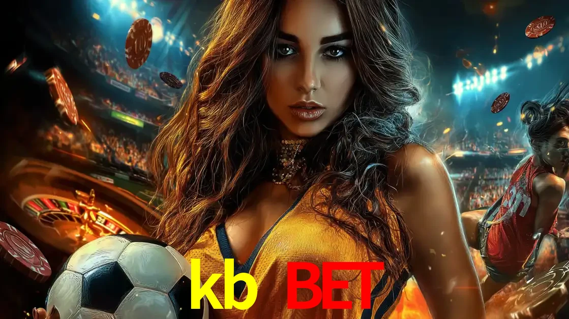 Mulher segurando uma bola de futebol em uma montagem que mistura a paixão esportiva com a emoção da roleta de cassino, tudo disponível na plataforma kb bet.